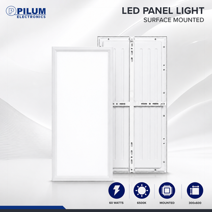 LED Panel Light - Mounted - 30x60cm