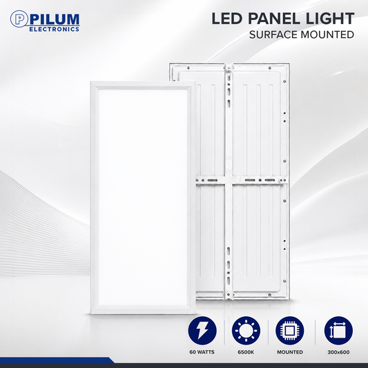 LED Panel Light - Mounted - 30x60cm