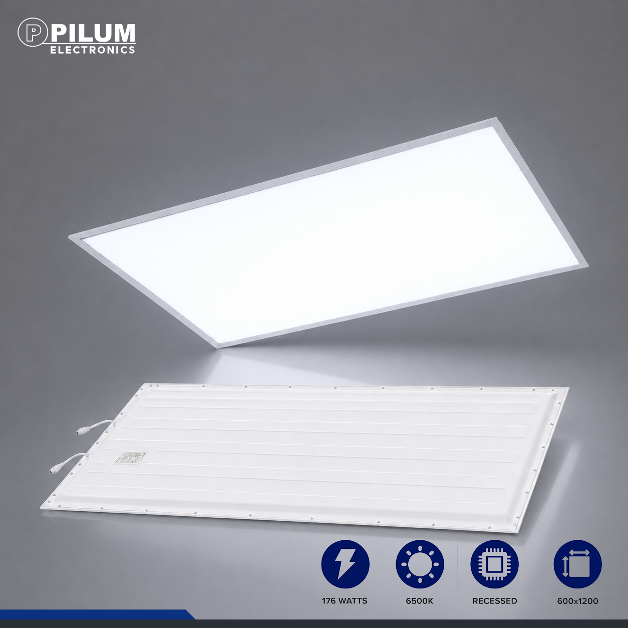 LED Panel Light - Recessed - 60x120cm