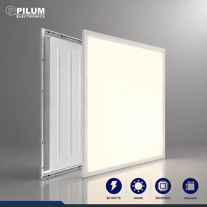 LED Panel Light - Recessed - 60x60cm