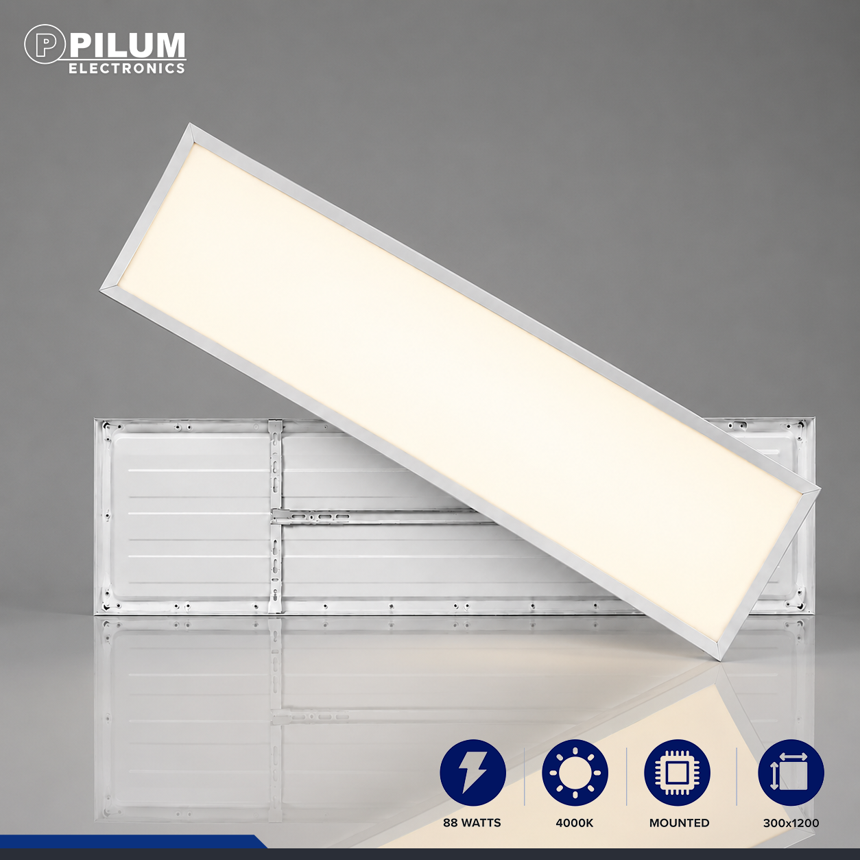 LED Panel Light - Surface Mounted - 30x120cm