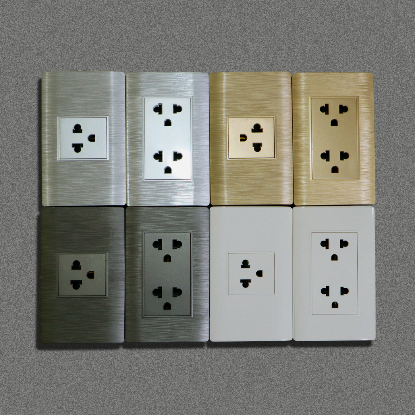 Wall Outlet - Universal Socket - Gold