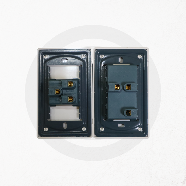 Wall Outlet - Universal Socket - Gray